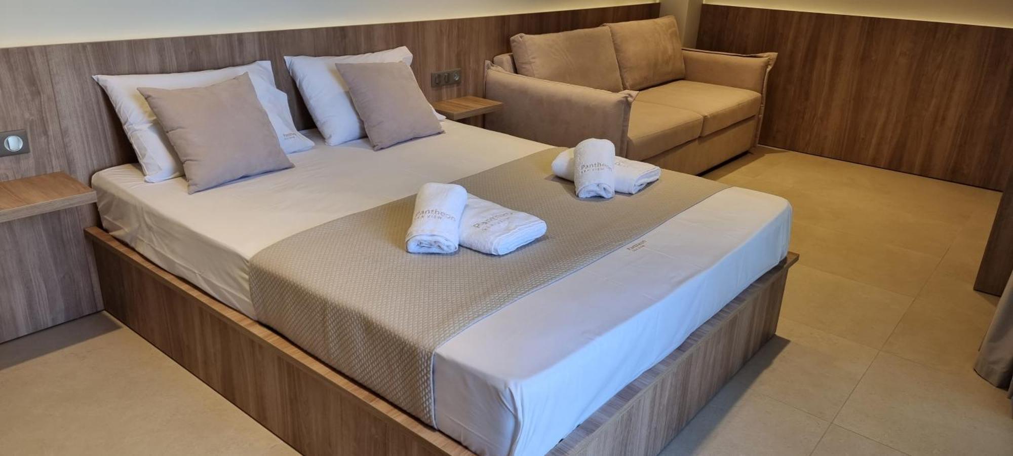 Aparthotel Pantheon Sea View Neoi Poroi Habitación foto