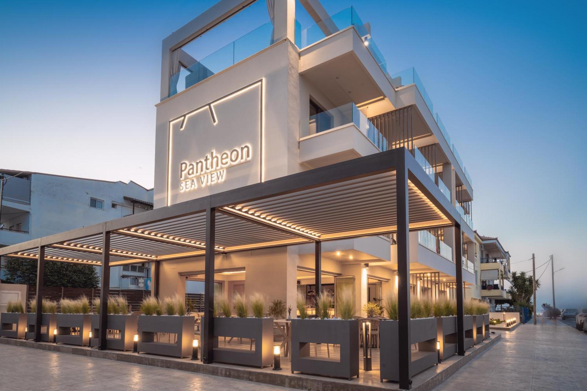 Aparthotel Pantheon Sea View Neoi Poroi Exterior foto